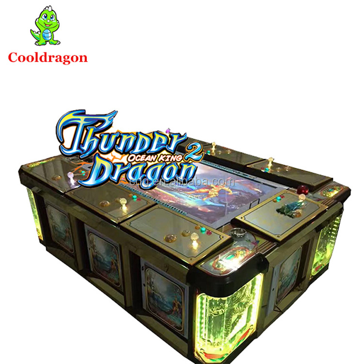 United State Video Game Fish Table Thunder Dragon Dragon Slayers Fish Hunter Arcade Game Cheats for Vending