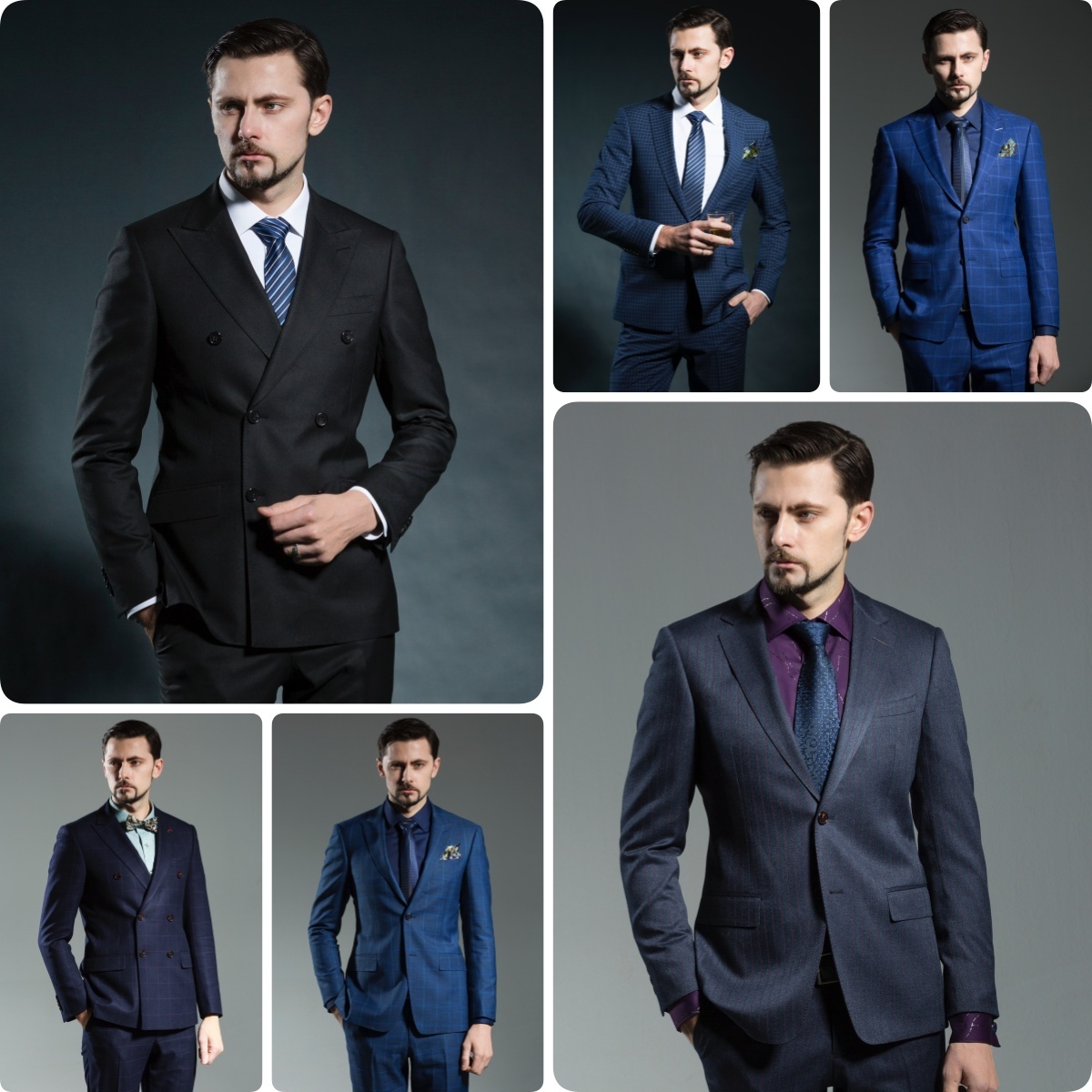 Luxury Classic Iconic Design Men's Suit Full Canvas Bespoke Tailor Custom Slim Fit High Quality Suits for Men