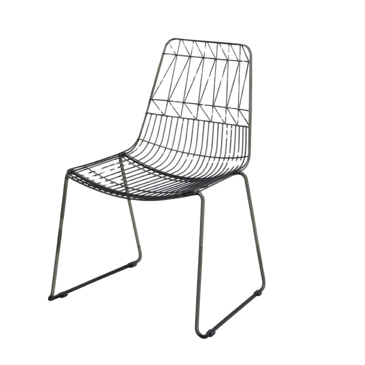 Outdoor Metal Wire Chair Leisure Creative Acapulco Rocking Chair Kids Egg Chairs