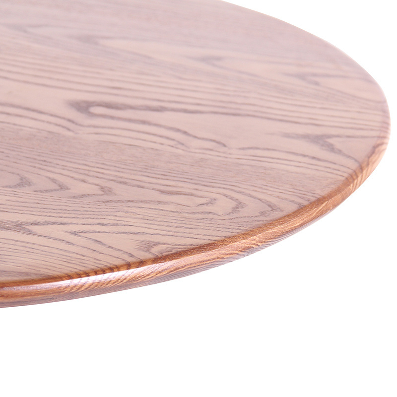 Indoor Solid Wood Restaurant Table Tops Oka Dining Table Top For Cafe Tables