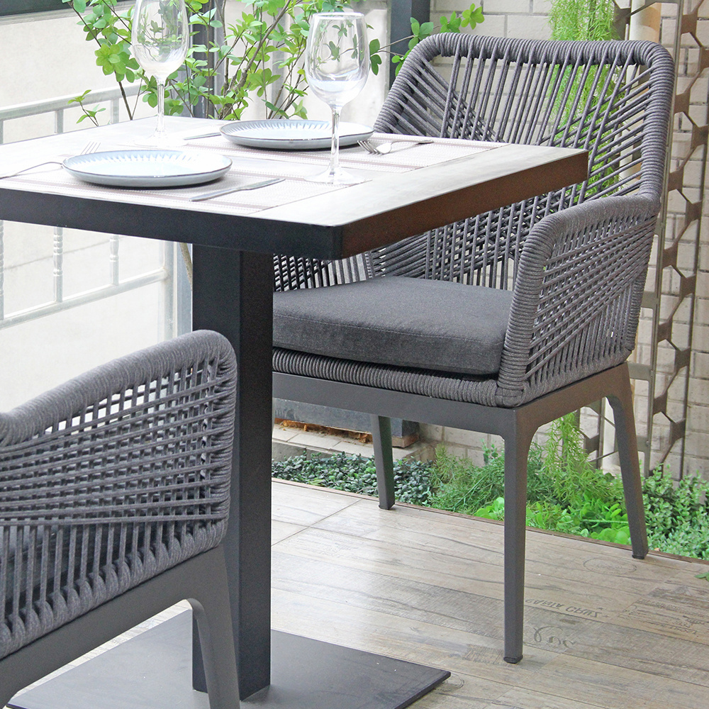 Patio Dining Chair Outdoor Cushions Garden Furniture Rattan Armchair Black Wicker Patio Chairs