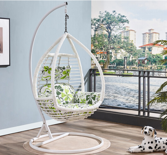 Outdoor rattan bird's nest Nordic basket chair indoor balcony hanging chair household swing rattan egg chair