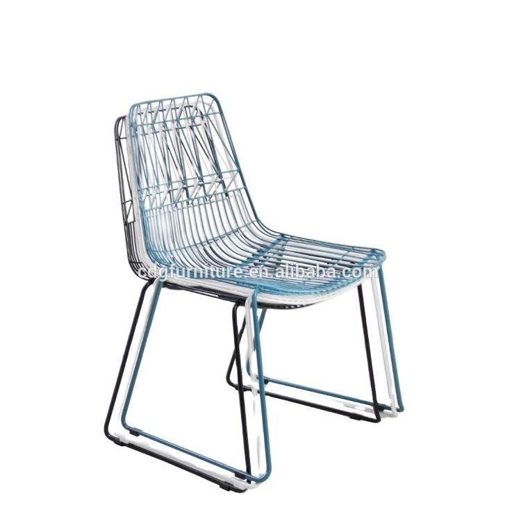 Outdoor Metal Wire Chair Leisure Creative Acapulco Rocking Chair Kids Egg Chairs