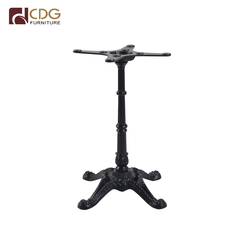 Restaurant Table Stainless Steel Leg Industrial Crank Tulip Metal Table Base