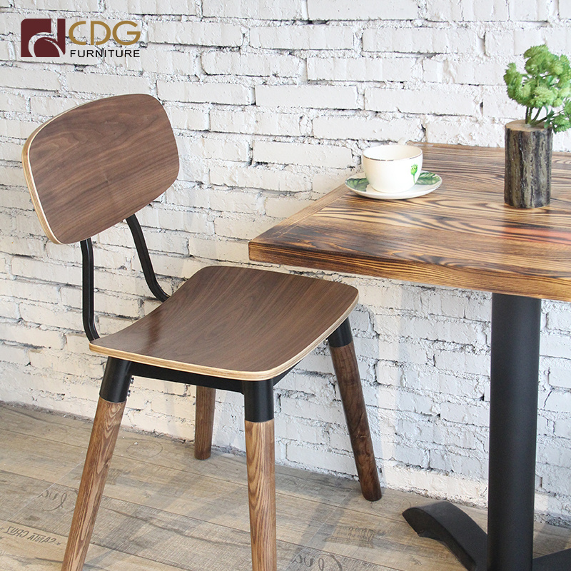 New Design Metal Bentwood Chair Restaurant Furniture Wood Bistro Chair