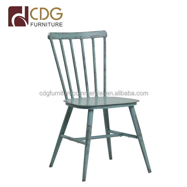 Industrial Rustic Retro Dinner Furniture Coffee Shop Table And Rental Chairs For Wedding Event Restaurant Bar Club Cafe Shop