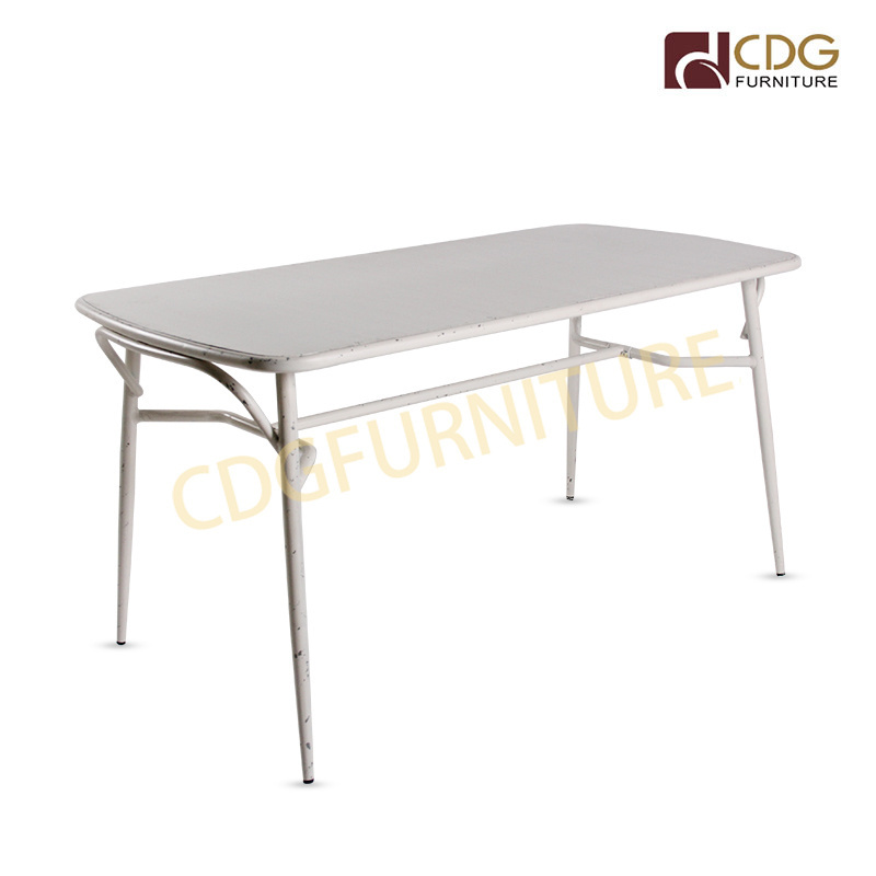 Retro Diner Furniture Buffet Table Antique Furniture Sets Used Square Banquet Tables And Iron Chair For Sale Outdoor Table