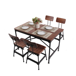 Garden Aluminum And Wooden Dining Table Set 6 Chairs Antique Furniture Sets Event Tables And Chairs Tables Outdoor