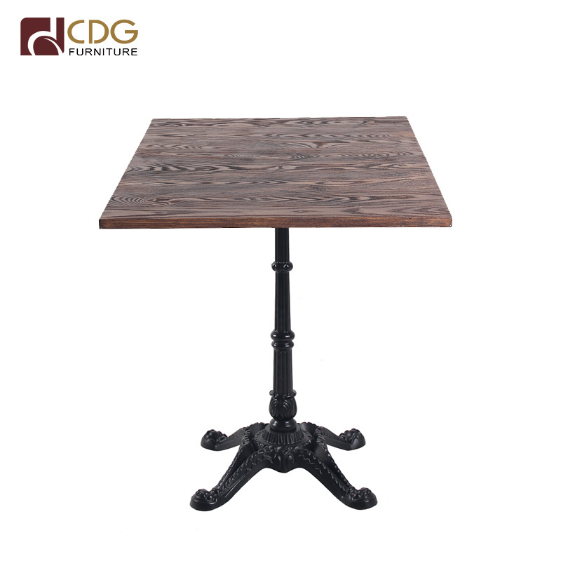 Restaurant Table Stainless Steel Leg Industrial Crank Tulip Metal Table Base