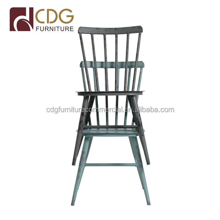 Industrial Rustic Retro Dinner Furniture Coffee Shop Table And Rental Chairs For Wedding Event Restaurant Bar Club Cafe Shop