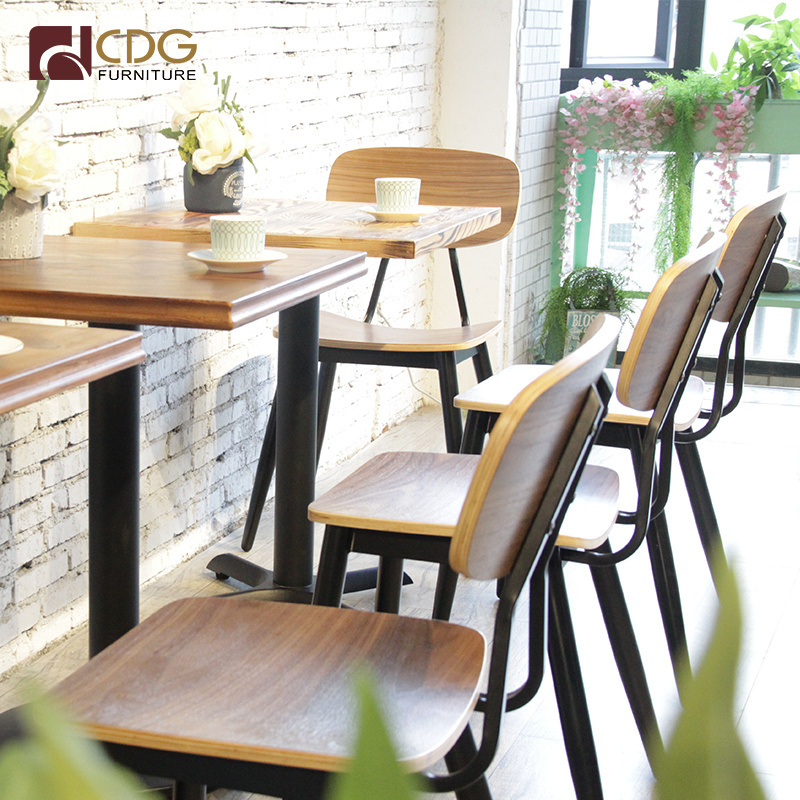 Restaurant Modern Furniture Wooden Table And Chair Set Resturant Furniture