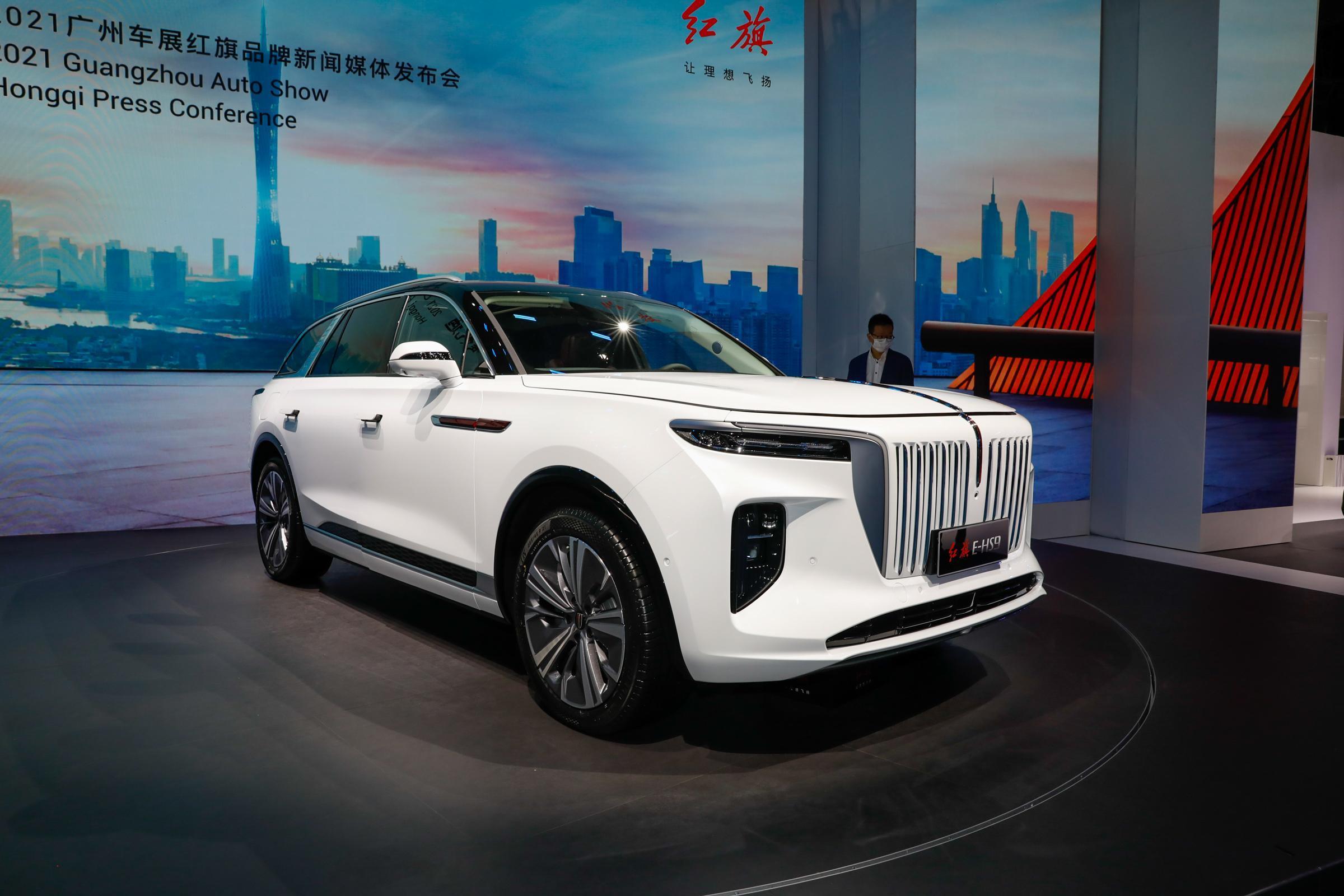 Carro hongqi e-hs9 e hs9 used y price electric car in china new 2024