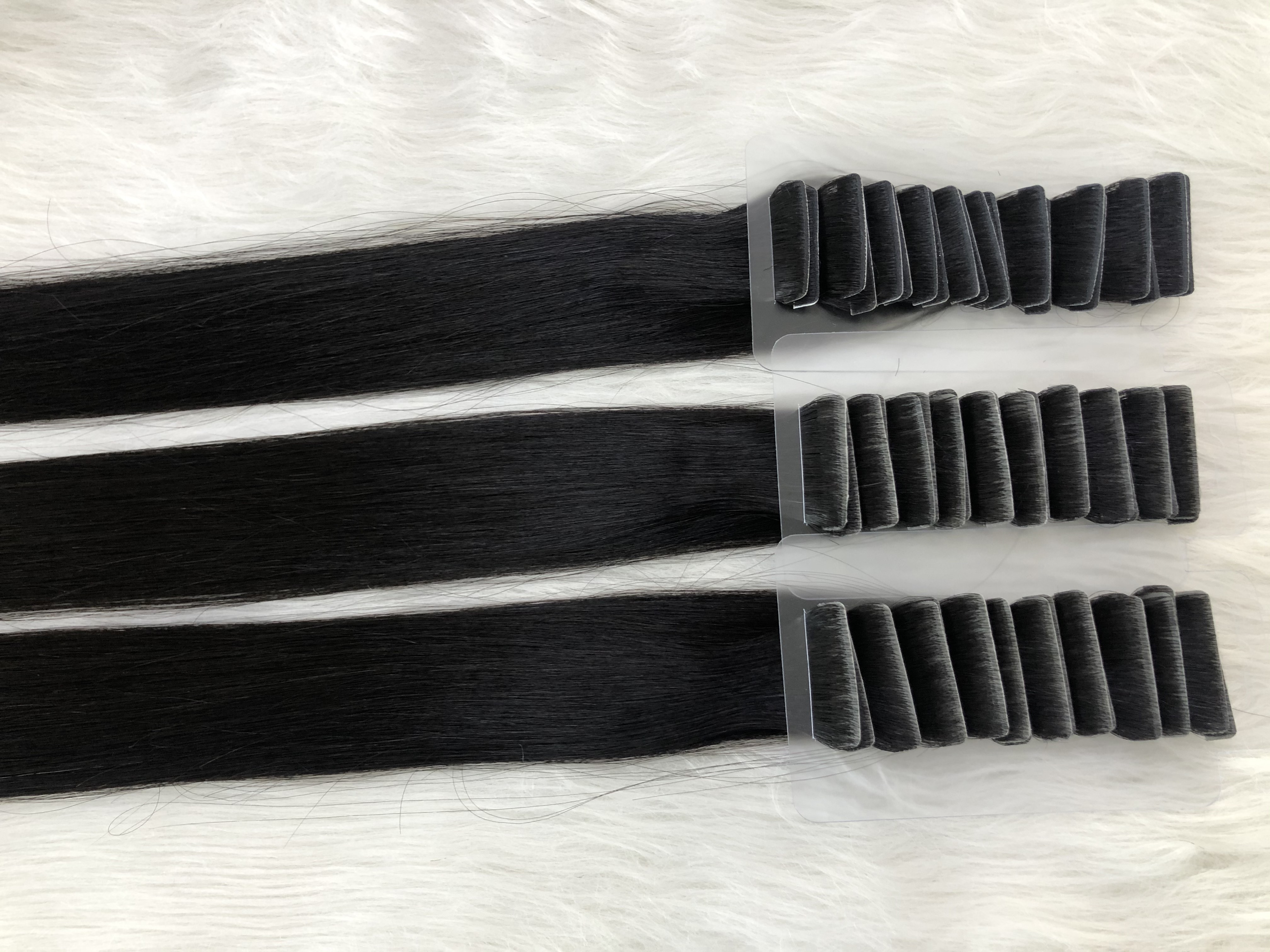 New Invisible Tape in Hair Extensions Human Seamless Hand Tied Pu Skin Weft Injected Tape In Invisible Tape Hair Extensions