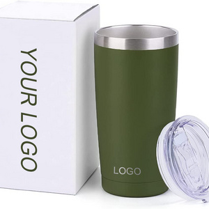 Custom logo 20 oz Yeticooler 30oz double wall stainless steel vacuum insulated coffee travel mug powder coated regular tumbler