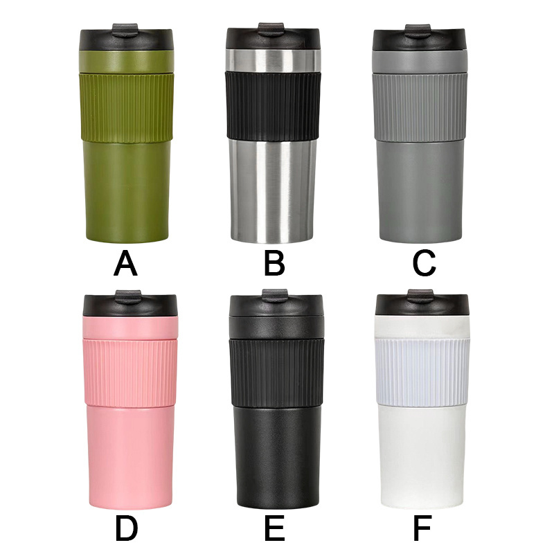 Custom Logo double wall vacuum insulated stainless steel french press travel mug Coffee Maker wholesale tea maker Gasket Filter