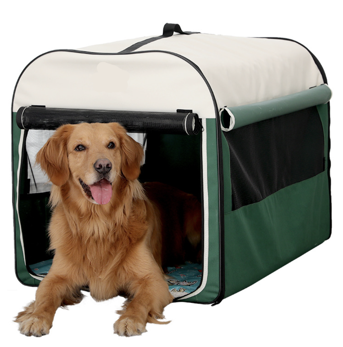 Four Seasons Universal  Foldable Large Dog Kennel Dog House Puppy Kennel Cage Indoor Outdoor House Tent with Mesh