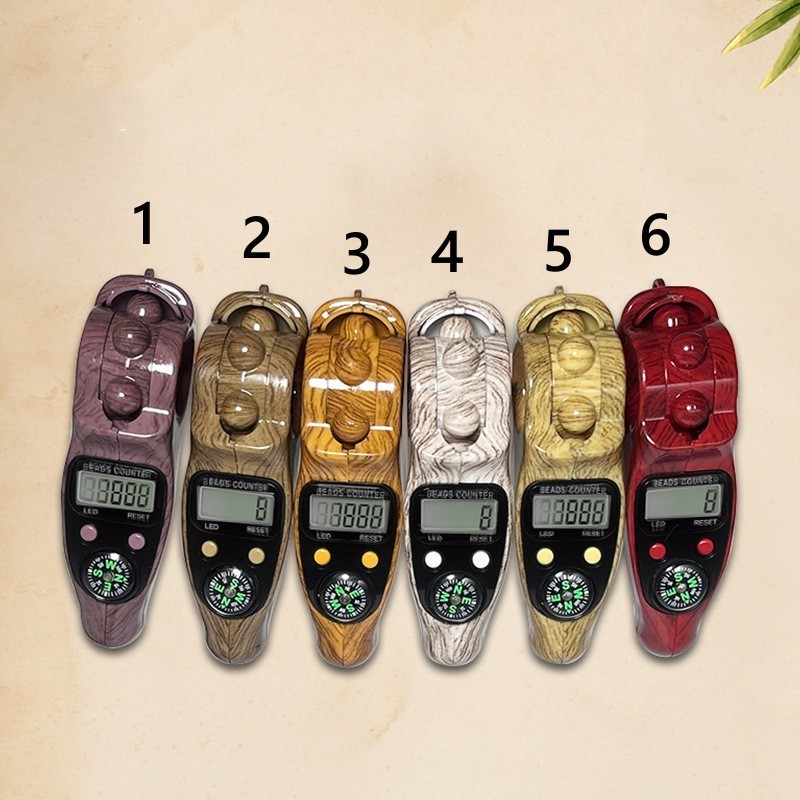 N14 Wholesale bead counter/finger hidden bead counter/electronic meter/key reset plucking bead counter