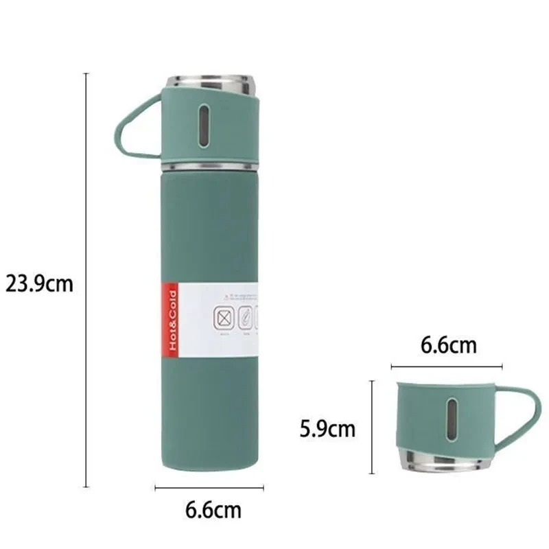 500ML stainless steel  gift   business style outdoor hot water double cup  bottle