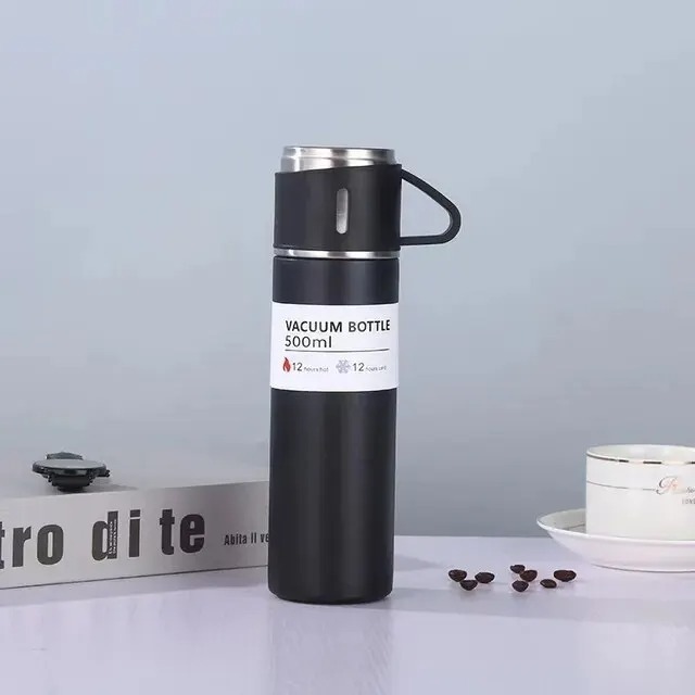 500ML stainless steel  gift   business style outdoor hot water double cup  bottle