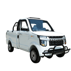 Electric Car Energy Electric Pickup Truck for Sale Manufacturer Provide Cheap Price Single Row New LED Camera Leather Customized