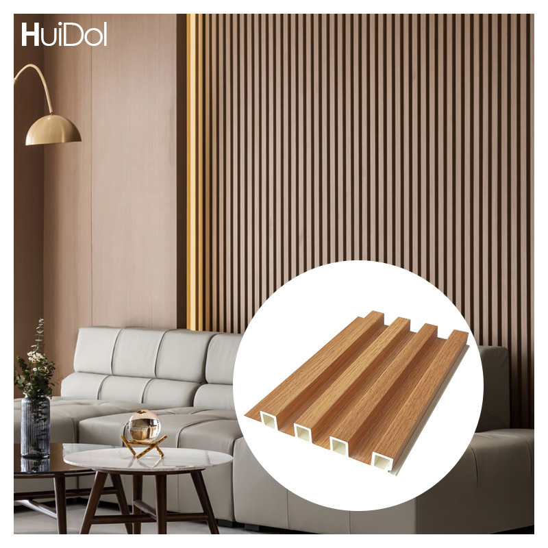 High quality new wood-plastic material PVC wall panels feature for offices