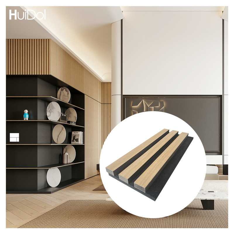 Cinema Sound Proof Accent Wallboard Soundproof Wooden Slat Wood Wall Acoustic Panel for Hotel