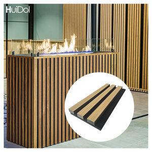 Cinema Sound Proof Accent Wallboard Soundproof Wooden Slat Wood Wall Acoustic Panel for Hotel