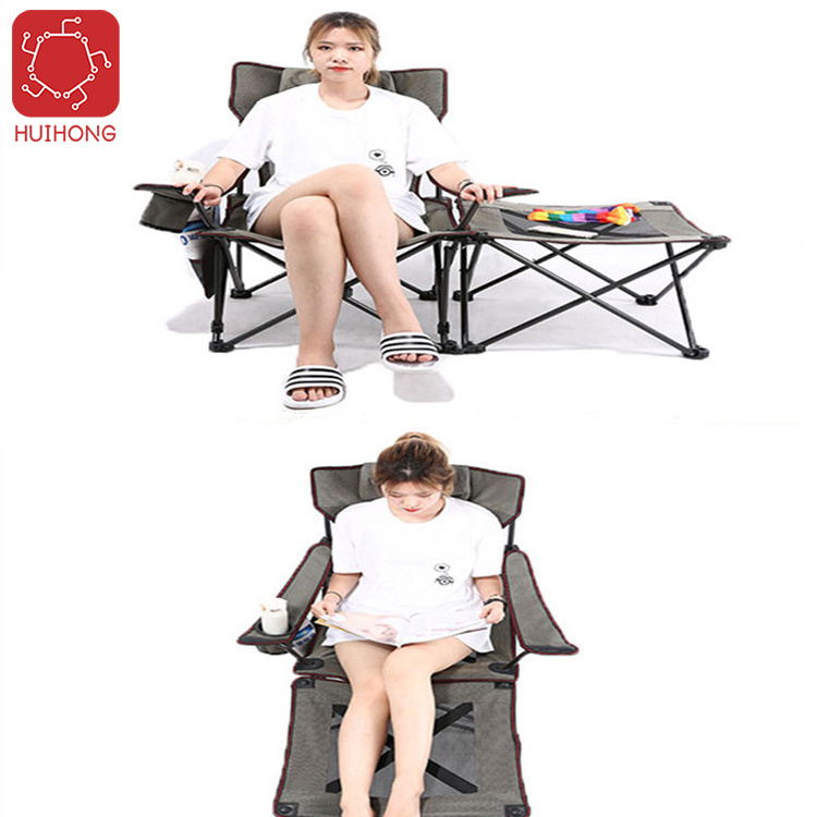 Huihong ODM folding camping chair outdoor zero gravity folding reclining lounge chair silla plegable cadeiras de praia