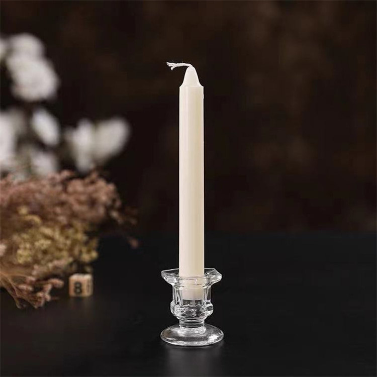 European Luxury Dinner Wedding Decorations Crystal Table Candlestick Glass Candle Holder