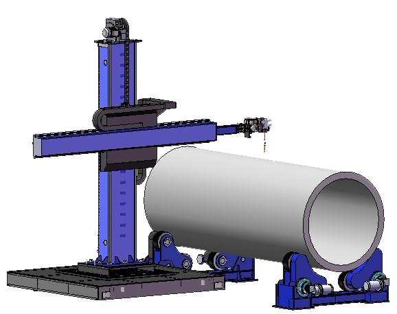 Automatic cylinder/tank/pipe welding manipulator