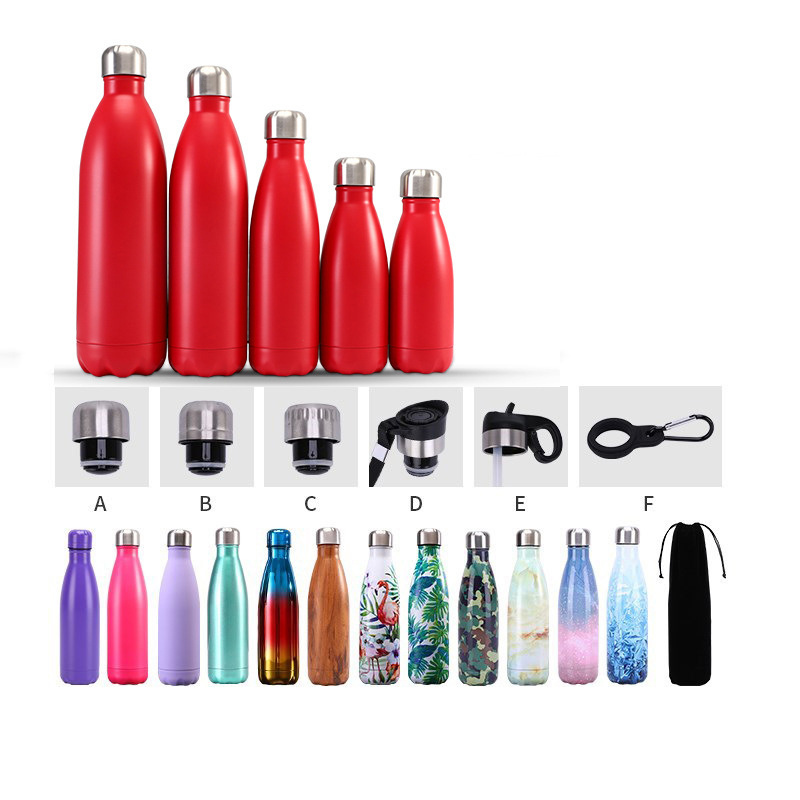 Vaccum insulated reusable water bottle bling stainless steel cola sofdrink can water bottle