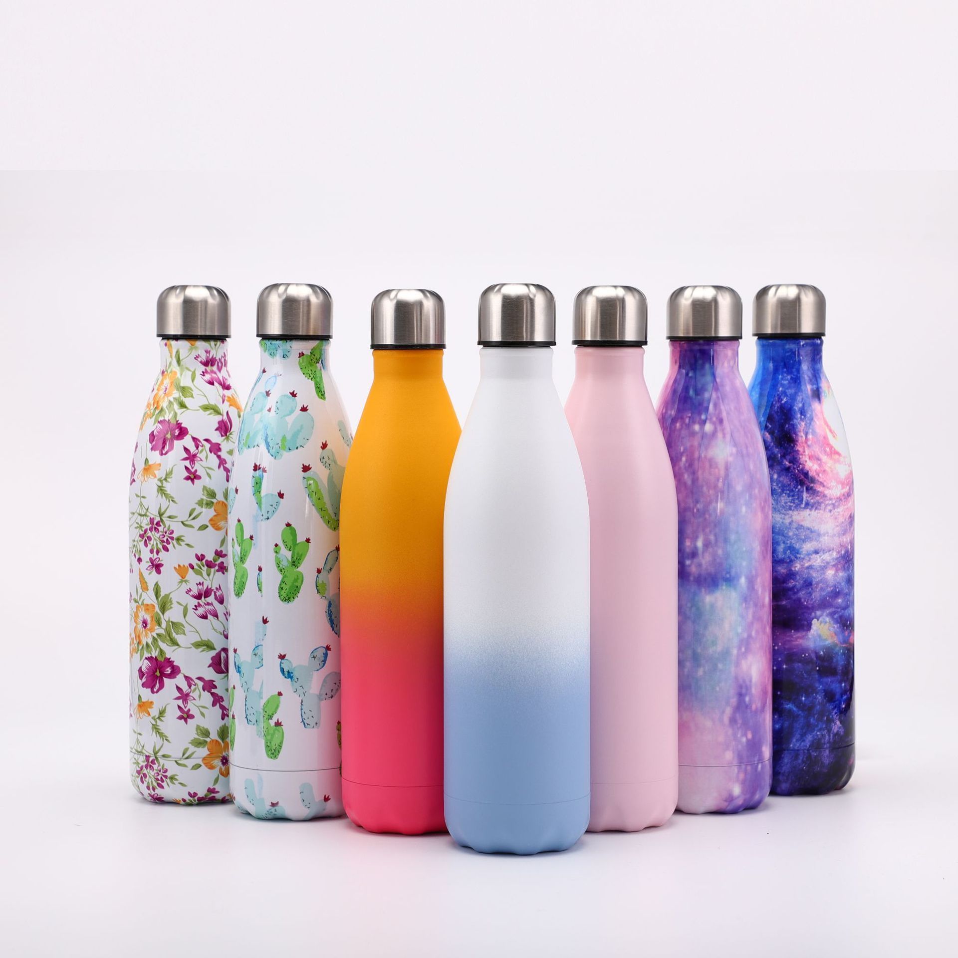 Vaccum insulated reusable water bottle bling stainless steel cola sofdrink can water bottle