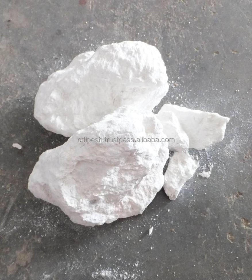 High Quality mines direct supply White china clay lump & powder in bulk quantity low price per ton sale in india