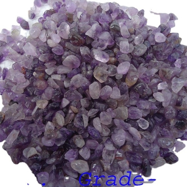 healing and art craft work jewelry making amethyst stone chips and gravels grit with premium bio mat amethyst stone