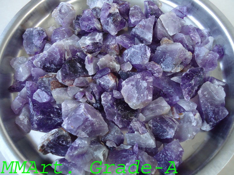 healing and art craft work jewelry making amethyst stone chips and gravels grit with premium bio mat amethyst stone