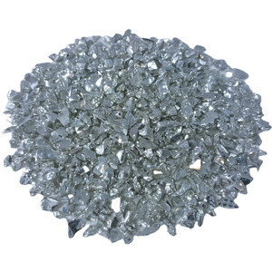 premium quality silver coated glass chips special for art and craft handicraft items and glass jewellory manufacture used