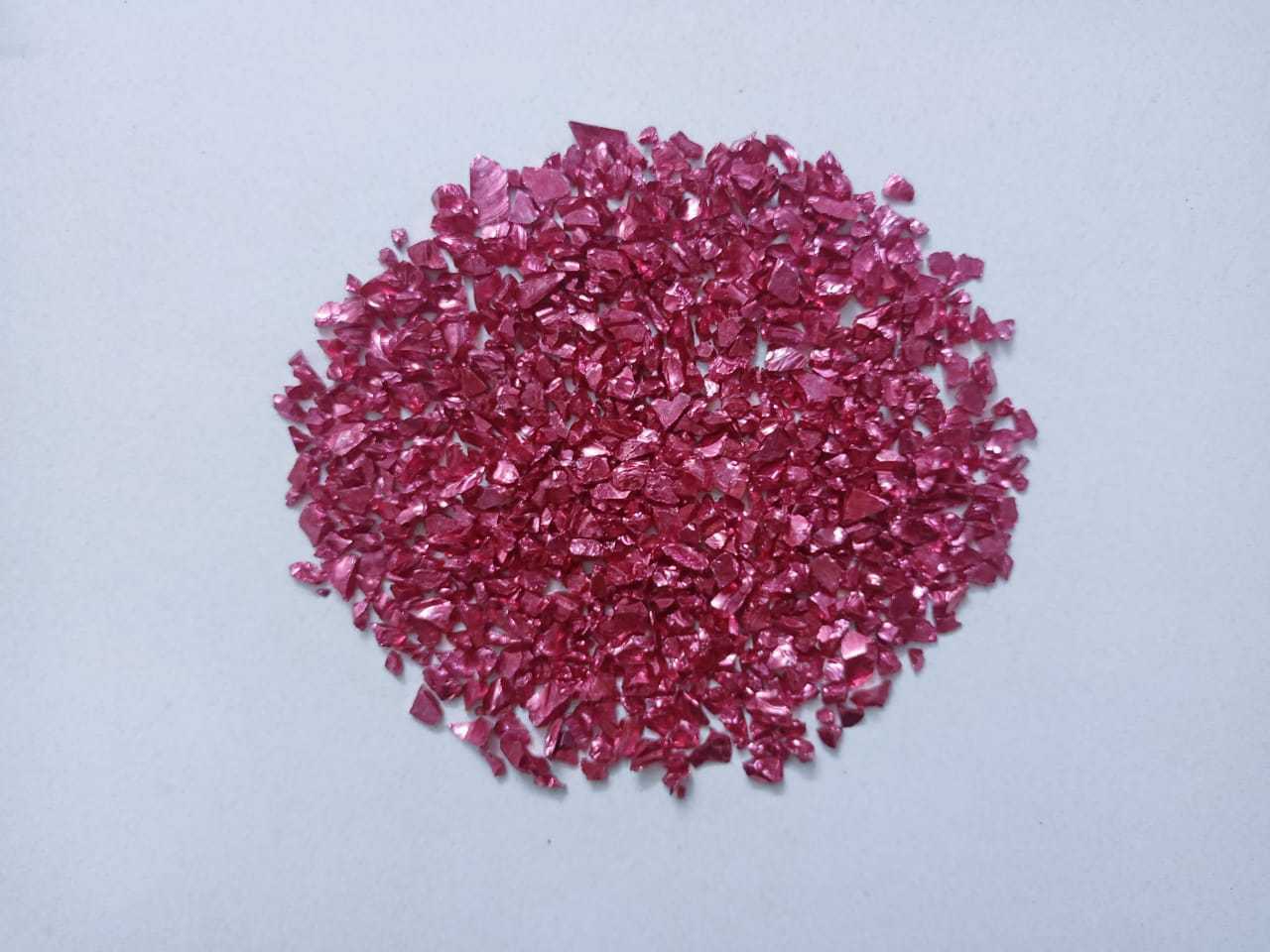 premium quality silver coated glass chips special for art and craft handicraft items and glass jewellory manufacture used