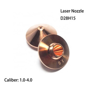 Chrome/Copper Single Double Layer Nozzle Fiber Co2 laser Precitec Nozzle  for Laser Cutting Machine