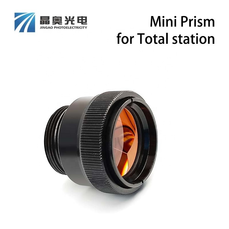 JA-OPTICS D25.4mm High Precision Copper Coated Corner Cube Mini Prism for Total Station Surveying Monitoring Application