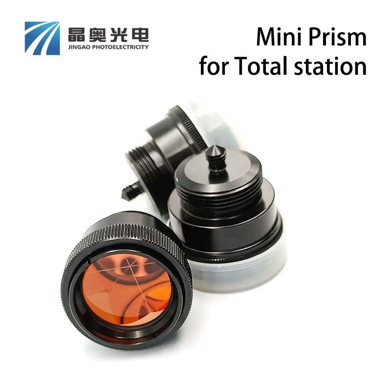 JA-OPTICS D25.4mm High Precision Copper Coated Corner Cube Mini Prism for Total Station Surveying Monitoring Application