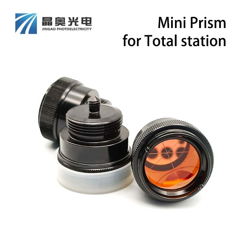 JA-OPTICS D25.4mm High Precision Copper Coated Corner Cube Mini Prism for Total Station Surveying Monitoring Application