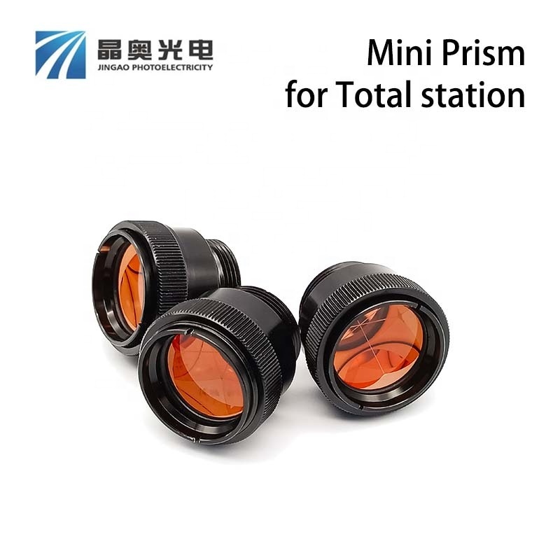 JA-OPTICS Mini Copper Coated Corner Cube Prism for Total Station Surveying Monitoring Instrument