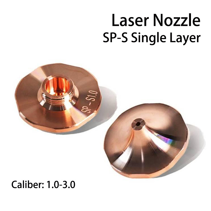 JA-OPTICS Fiber Laser Cutting Head Nozzles Single Layer SP-S Laser Nozzles for Laser Cutting Machine