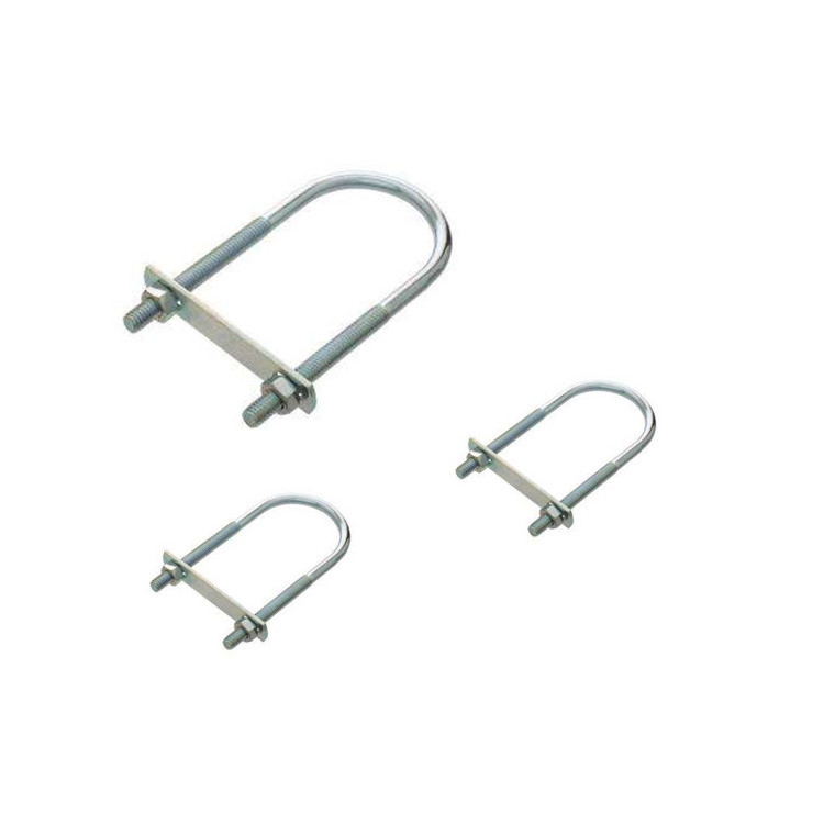 904L Stainless Steel U Bolt Square Bolts 65 Mm Exhaust Clamp M8 Zinc Plated 304 2907 Ubolt 15 10Mm With 1 375 Diamtier