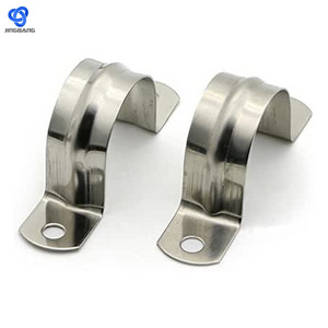 Quick Locking Pipe Clamps Spring Clip 10 Inch Clamp U Shape Metal Steel for Drainage Fixed Support Carbon Square Pipes Standard