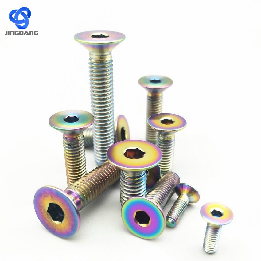 Din 7338 B Bicycle Bolt Grade Intonation 5 Anodized Blue Titan Screw Price Spine Titanium Pedicle Screws Screw