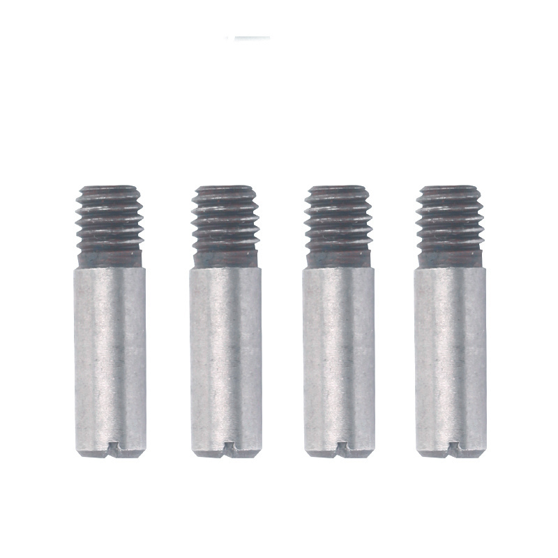 Stainless Steel Metal clevis pin slotted recess external thread dowel pin