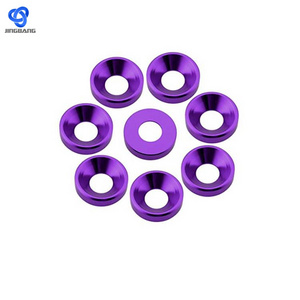 Pink Anodised Nuts Bolts Washer Fender Washer Jdm Aluminum Washer