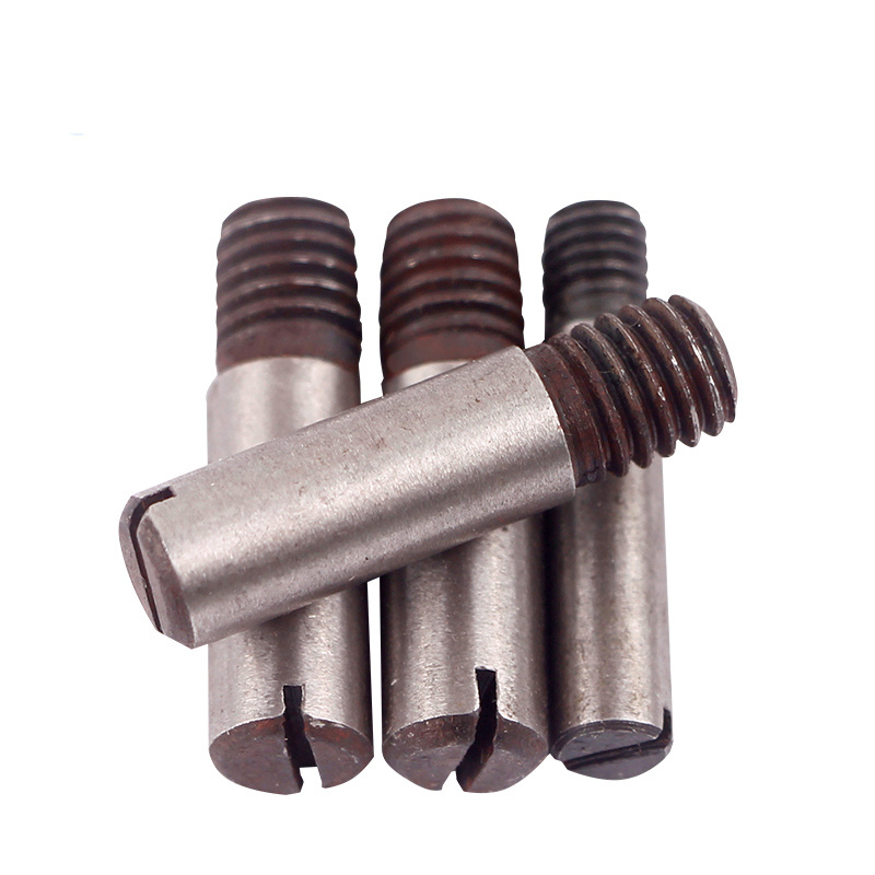 Stainless Steel Metal clevis pin slotted recess external thread dowel pin