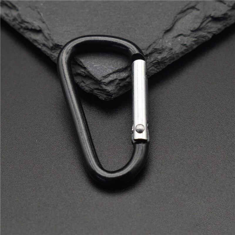 Stainless Steel Metal Hooks For Hanging Caribeaner Clip 3 Large Aluminum D Ring Zinc Climbing Safety Snap Hook Carabiner